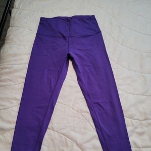 Bubblelime purple workout leggings